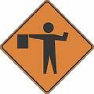 Writer Zone Ahead Sign